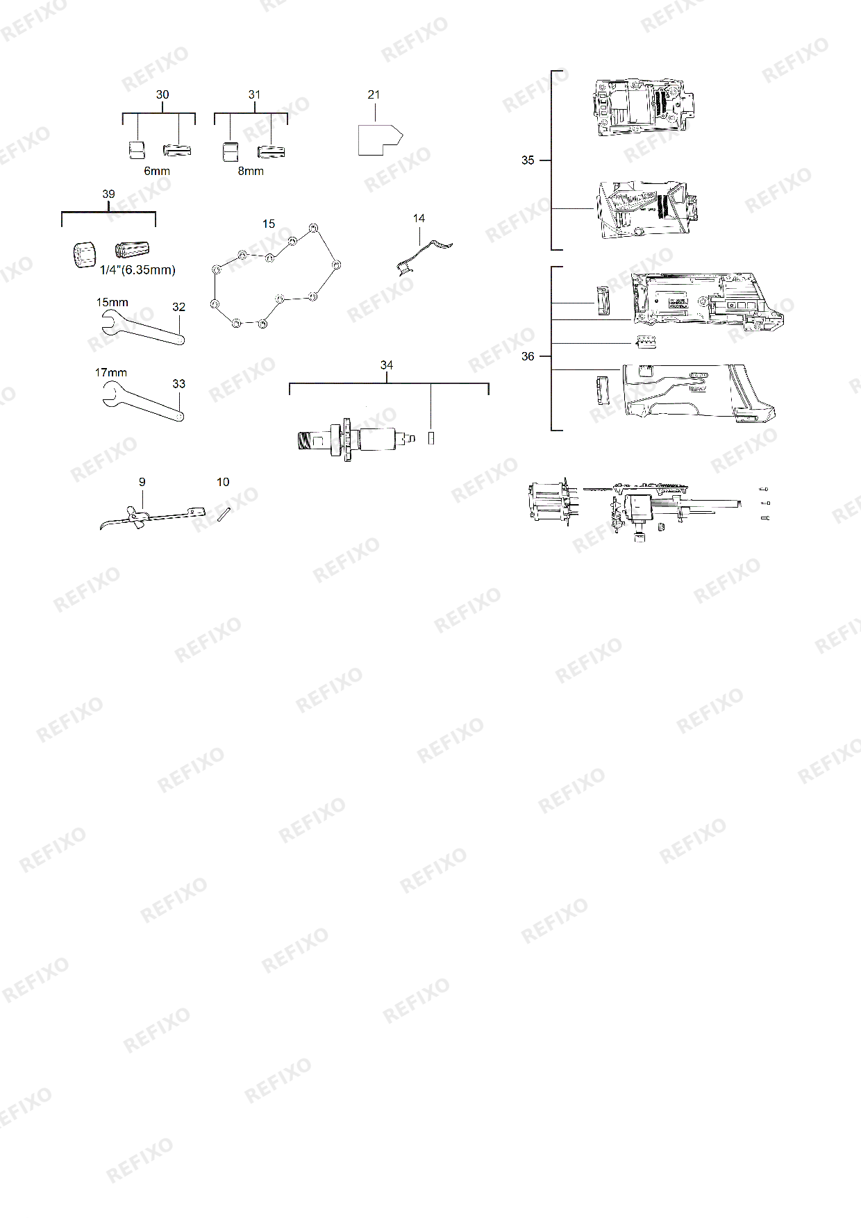 MILWAUKEE M12FDGS 0 4933471435 4000474800 — схема запчастей