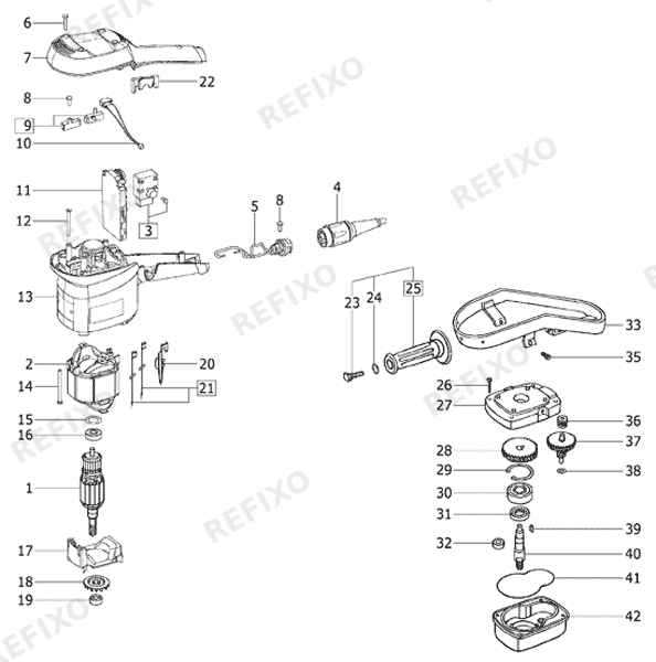 Festool RW 1000 E - Rührwerk 570436 — схема запчастей
