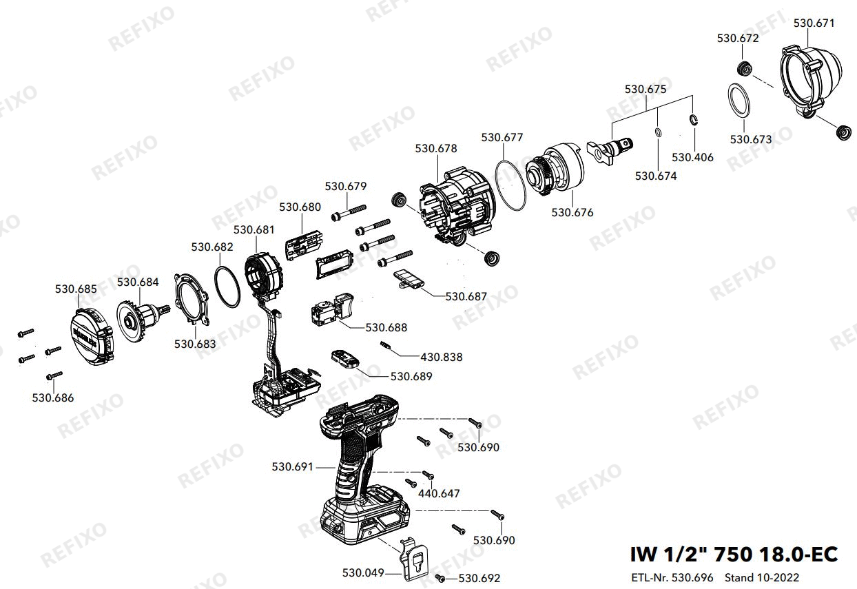 Flex IW 12 750-EC C — схема запчастей