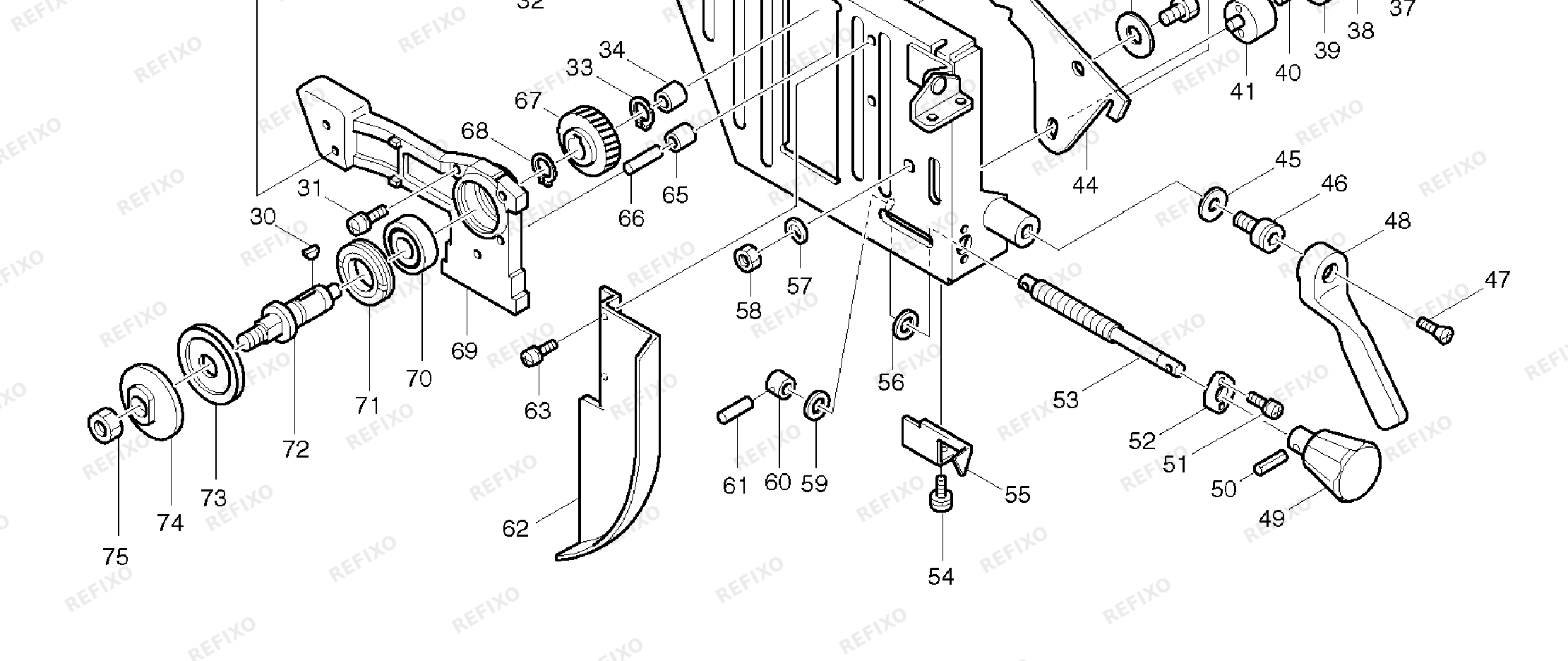 MAKITA 2711 — схема запчастей
