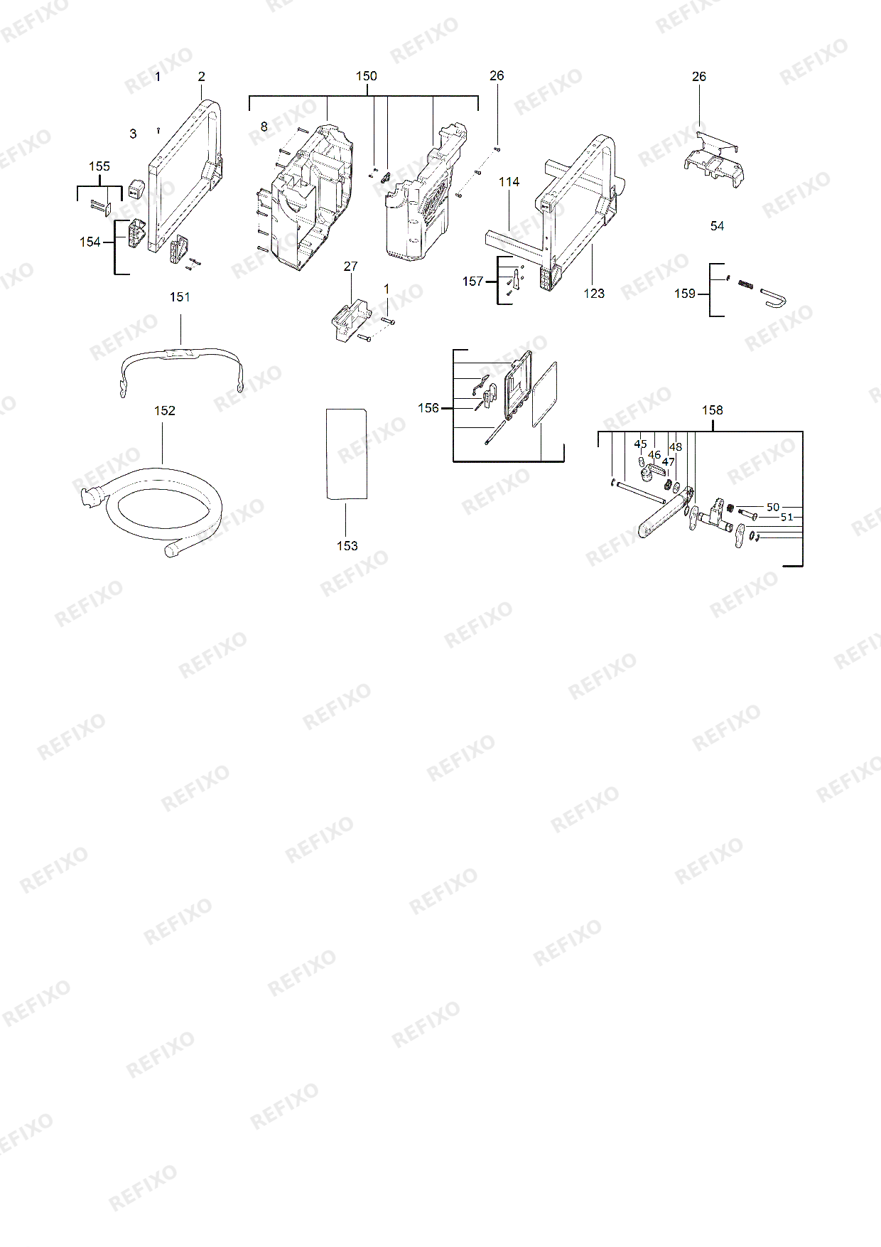 MILWAUKEE M18FCSSM 0 4933478408 4000481052 — схема запчастей