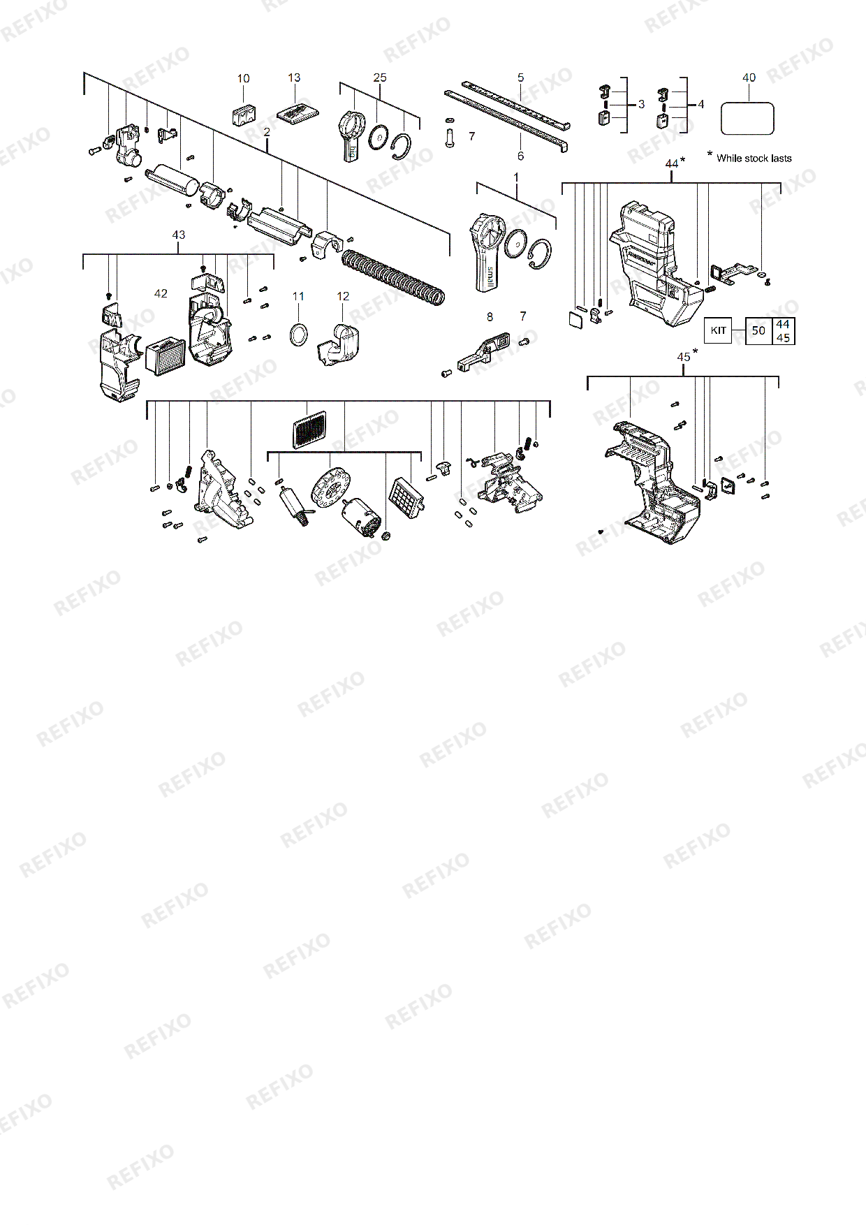 MILWAUKEE M18FPDDEXL 0 4933478508 4000483410 — схема запчастей