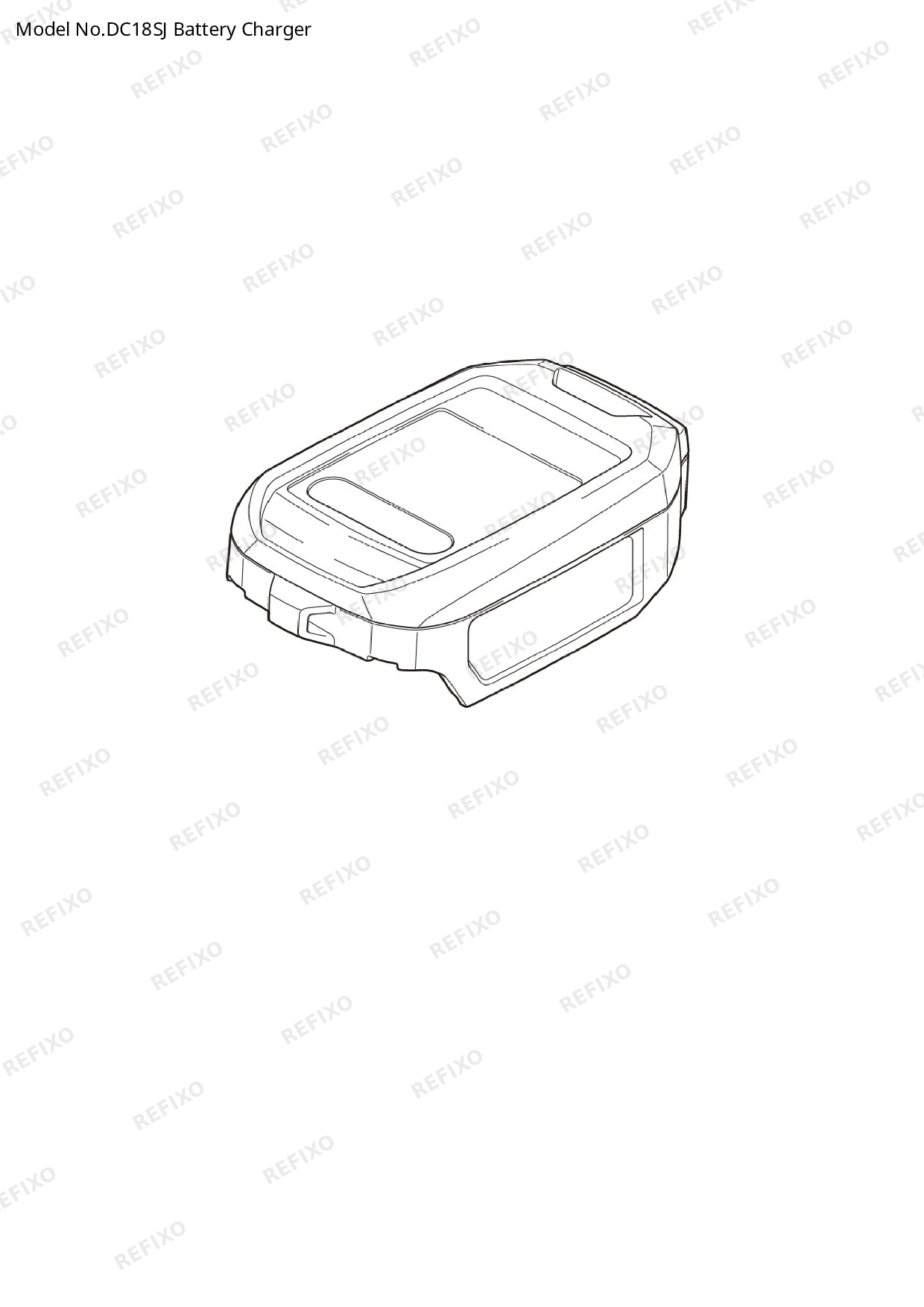 MAKITA DC18SJ — схема запчастей