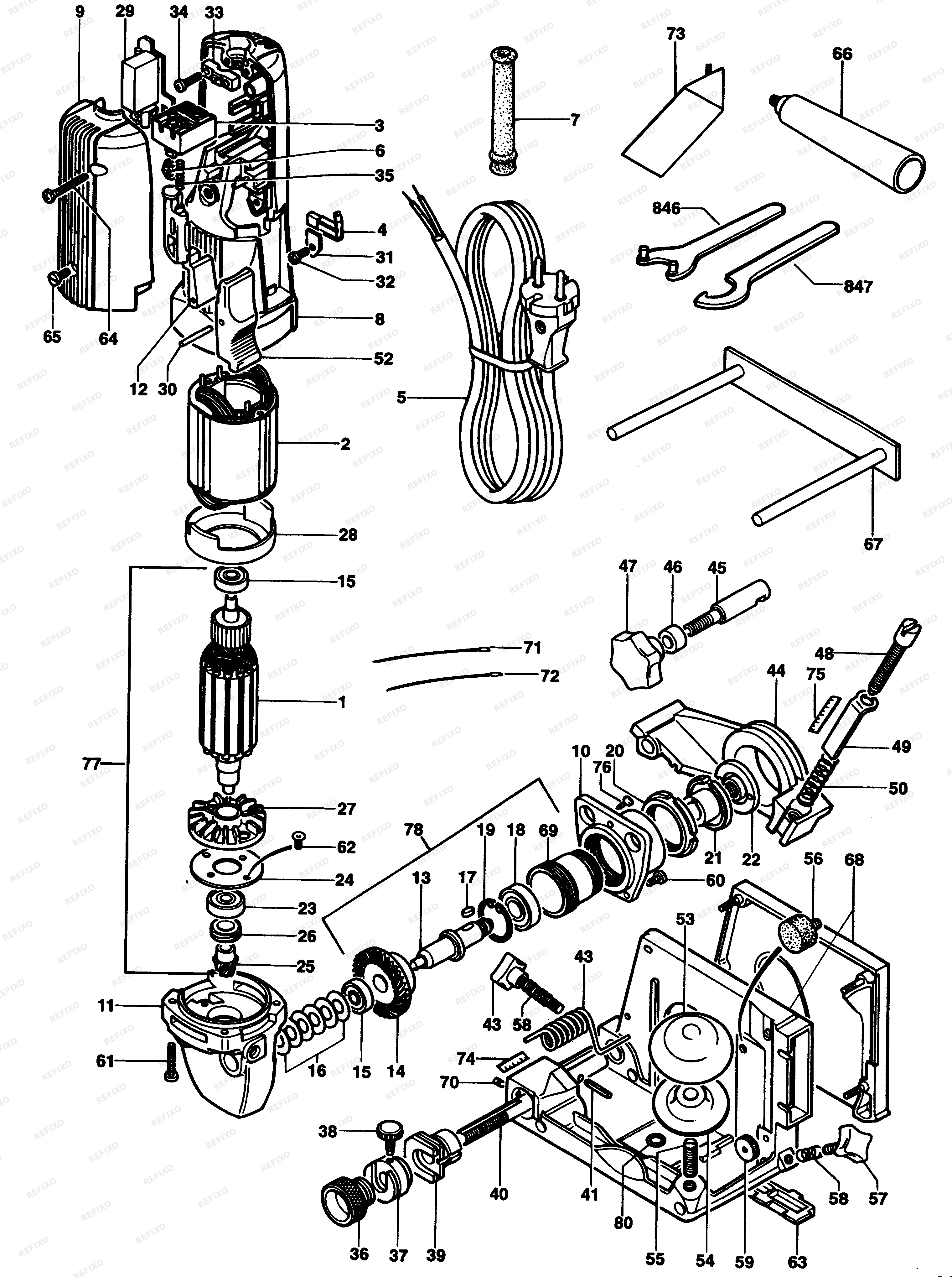 DeWalt Ð¤Ð£ÐÐÐÐÐ-Ð Ð£Ð¡Ð¢ÐÐÐÐ DS140 — схема запчастей