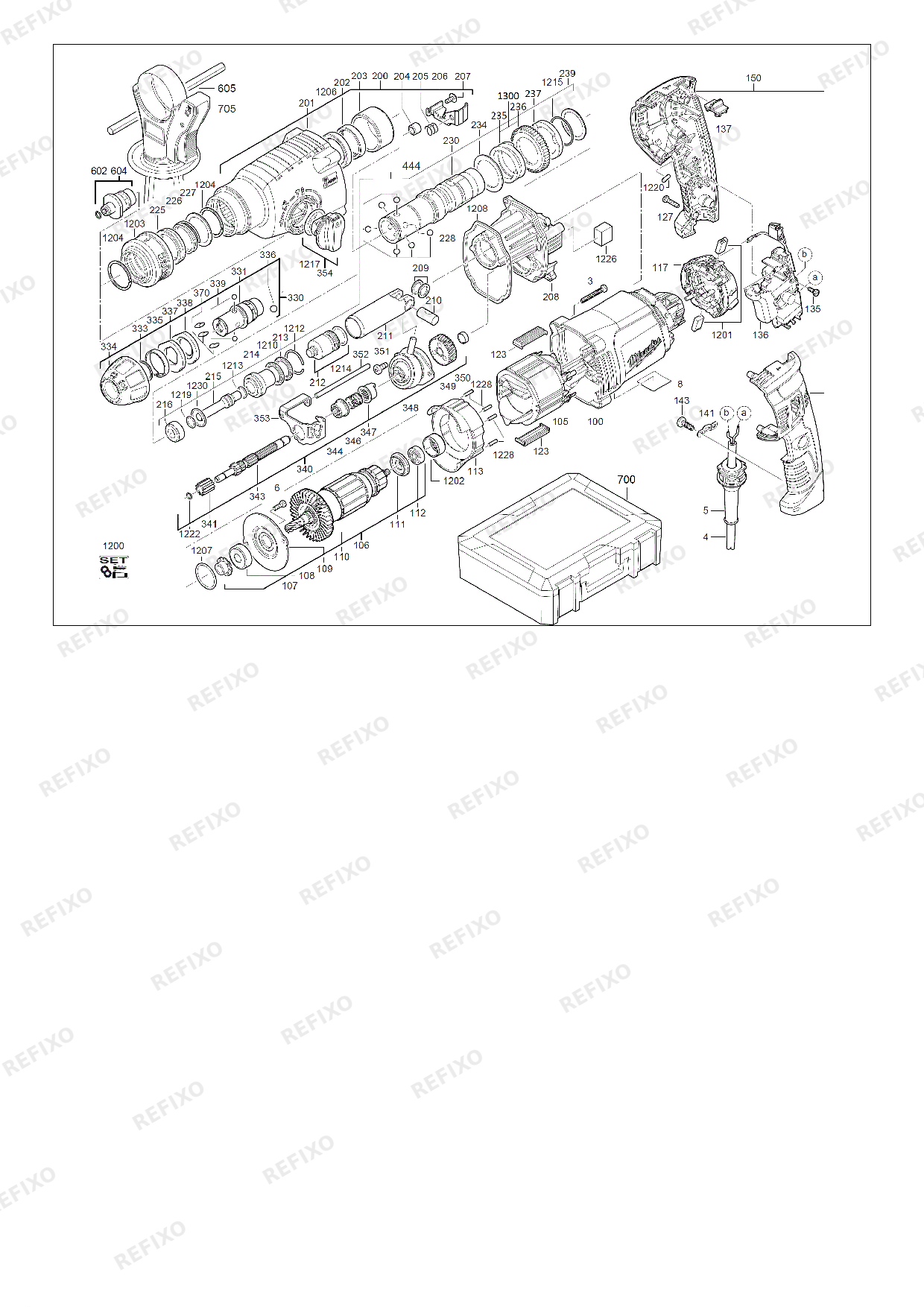 MILWAUKEE PH30POWERX 4933396420 4000396421 — схема запчастей