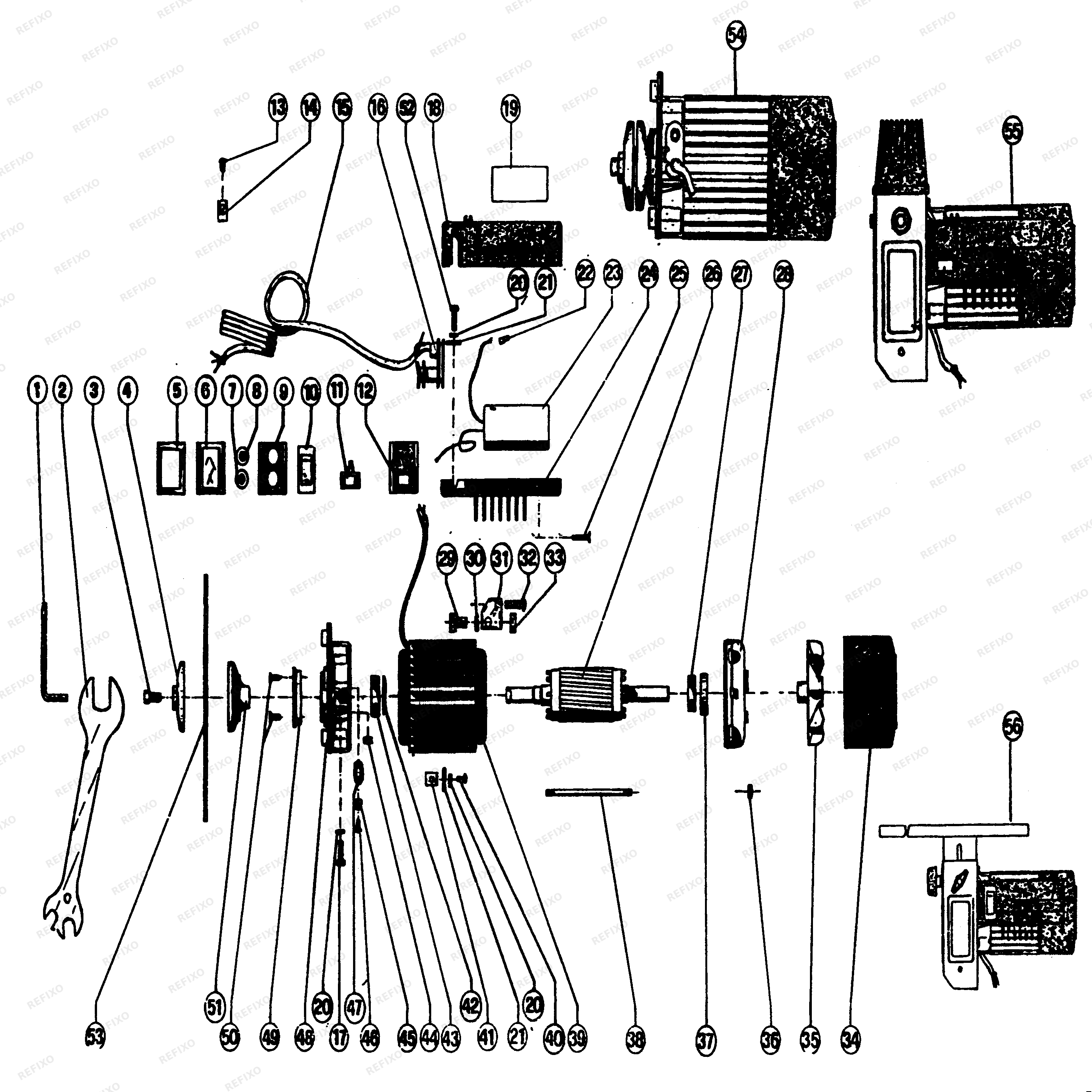 Black&Decker ТОРЦЕВАЯ ПИЛА P3314 — схема запчастей
