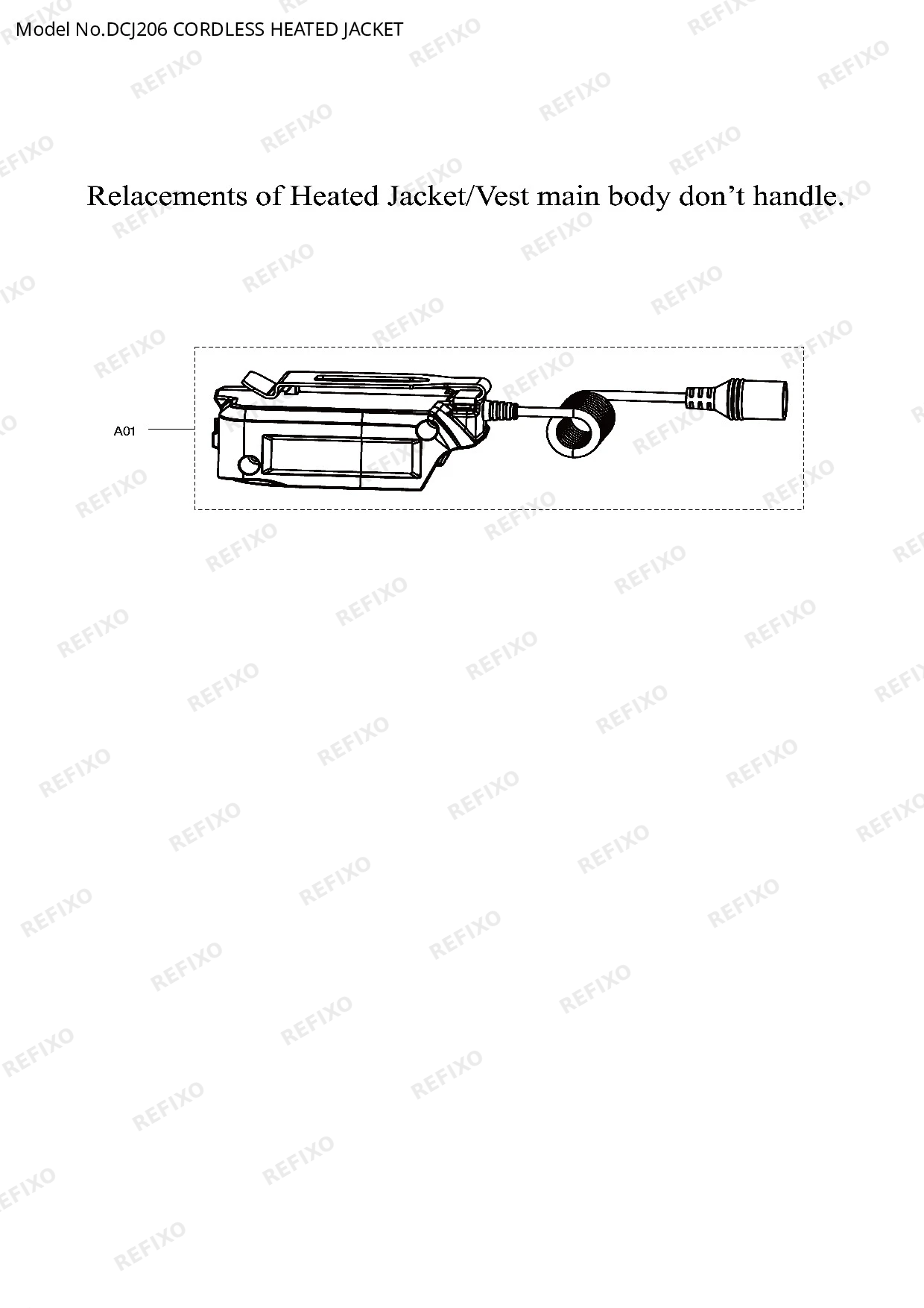 MAKITA DCJ206 — схема запчастей