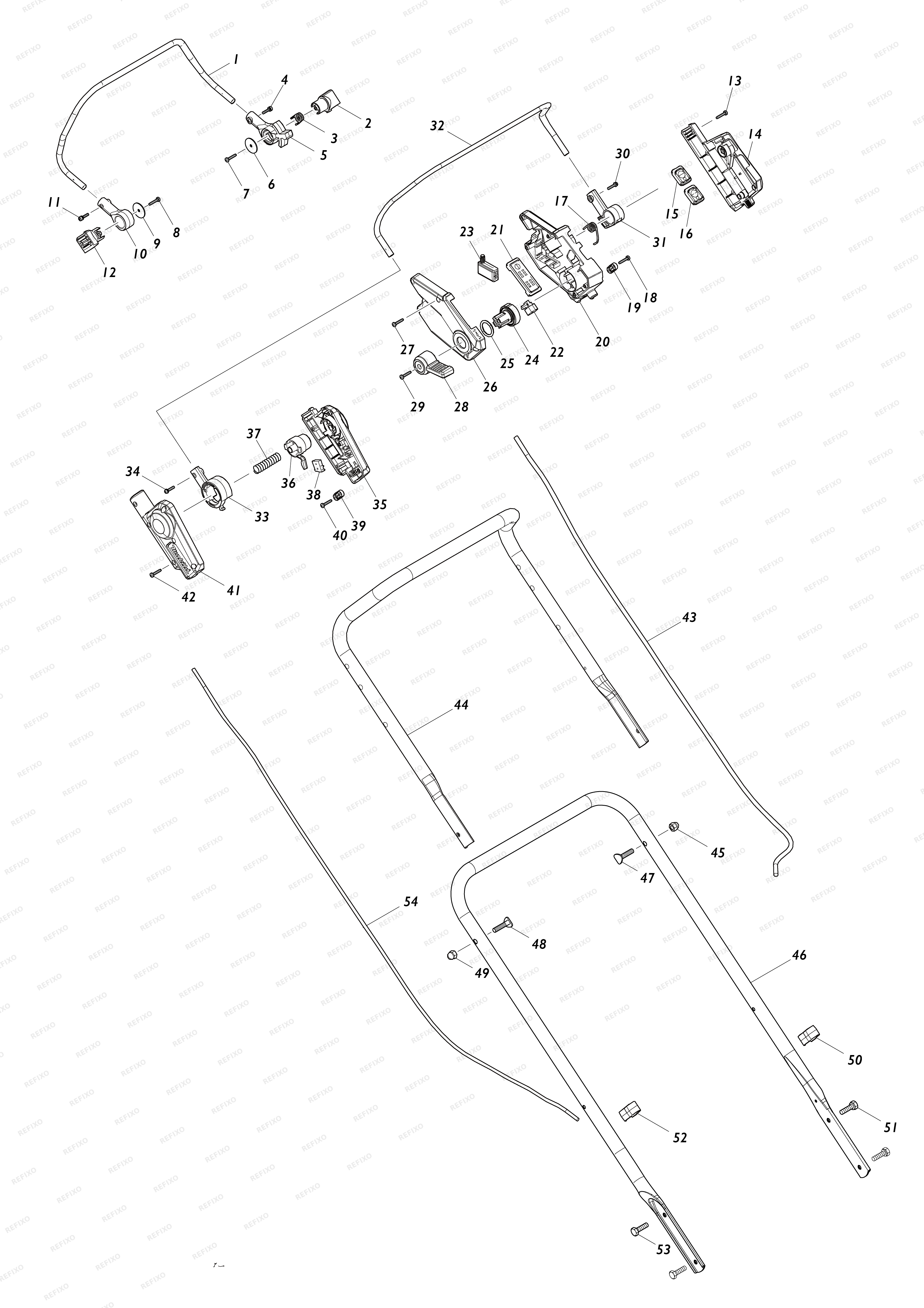 MAKITA DLM537 — схема запчастей