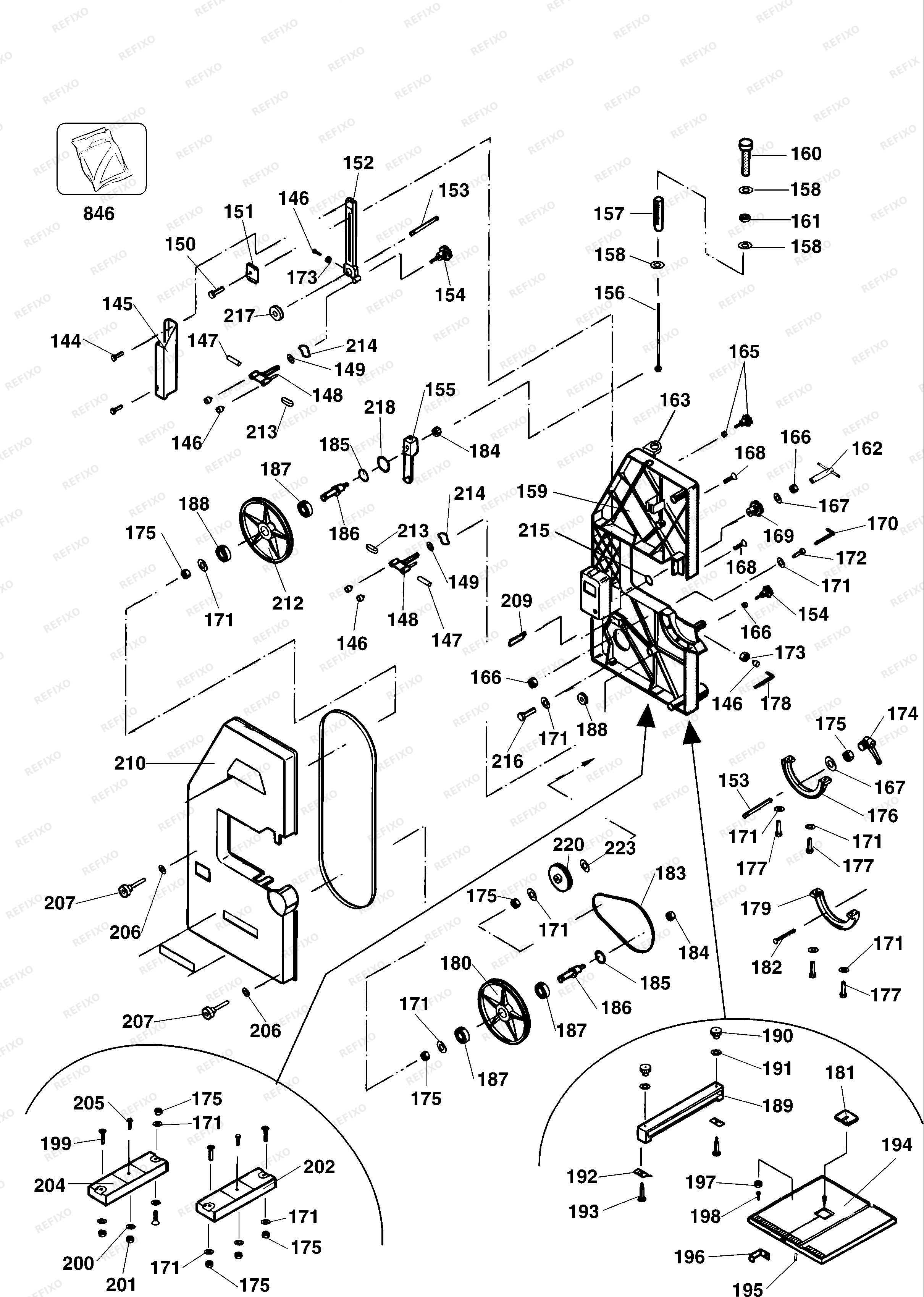 DeWalt ????????? ???? EBS3401---B — схема запчастей