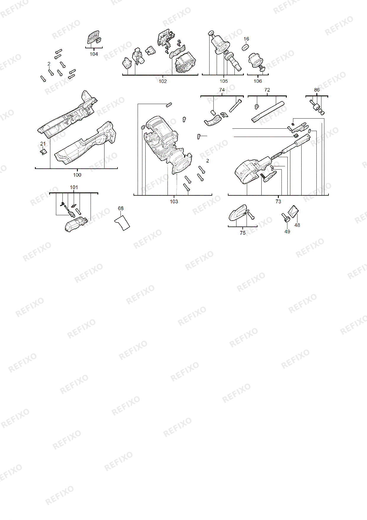 MILWAUKEE M12FBFL10 0 4933480958 4000491922 — схема запчастей