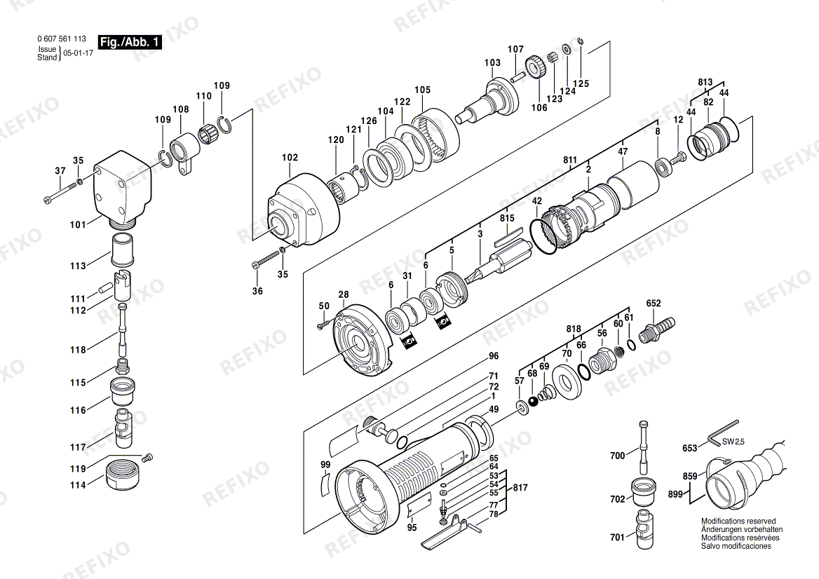 Bosch Pw-Nager 400 WATT-SERIE (0 607 561 113) — схема запчастей