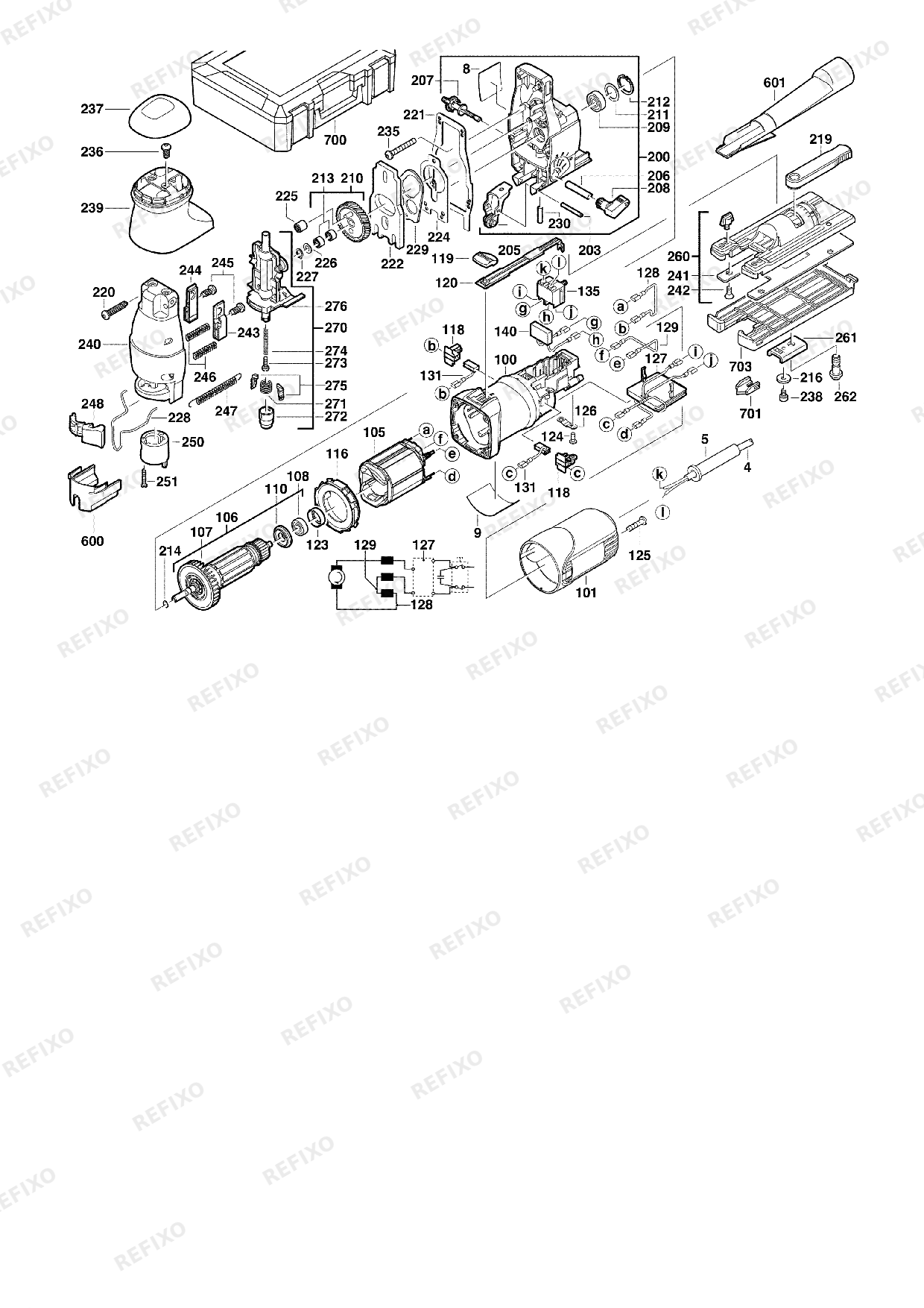 MILWAUKEE FSPE110X 4933357990 4000415249 — схема запчастей