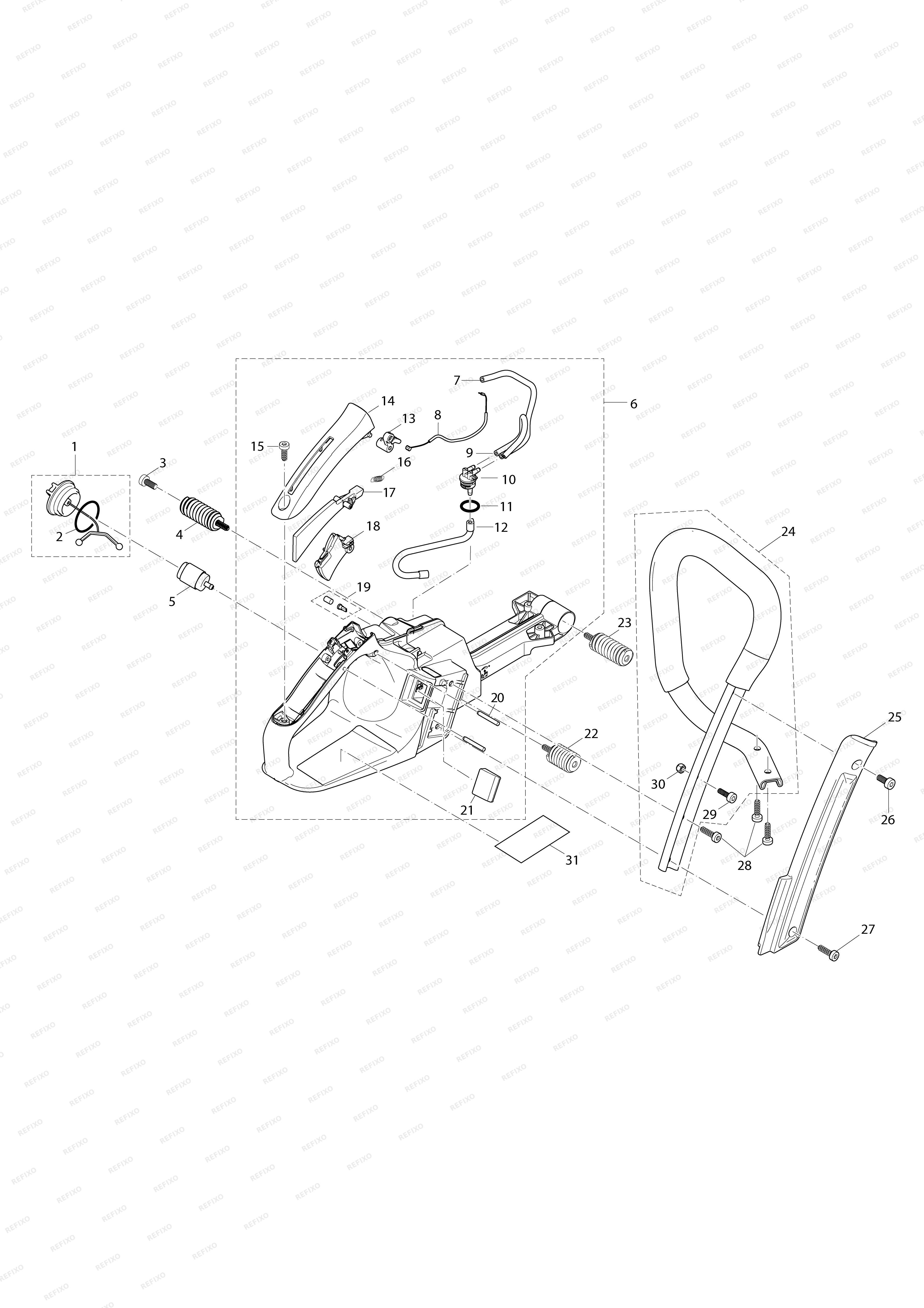 MAKITA EA6100P — схема запчастей