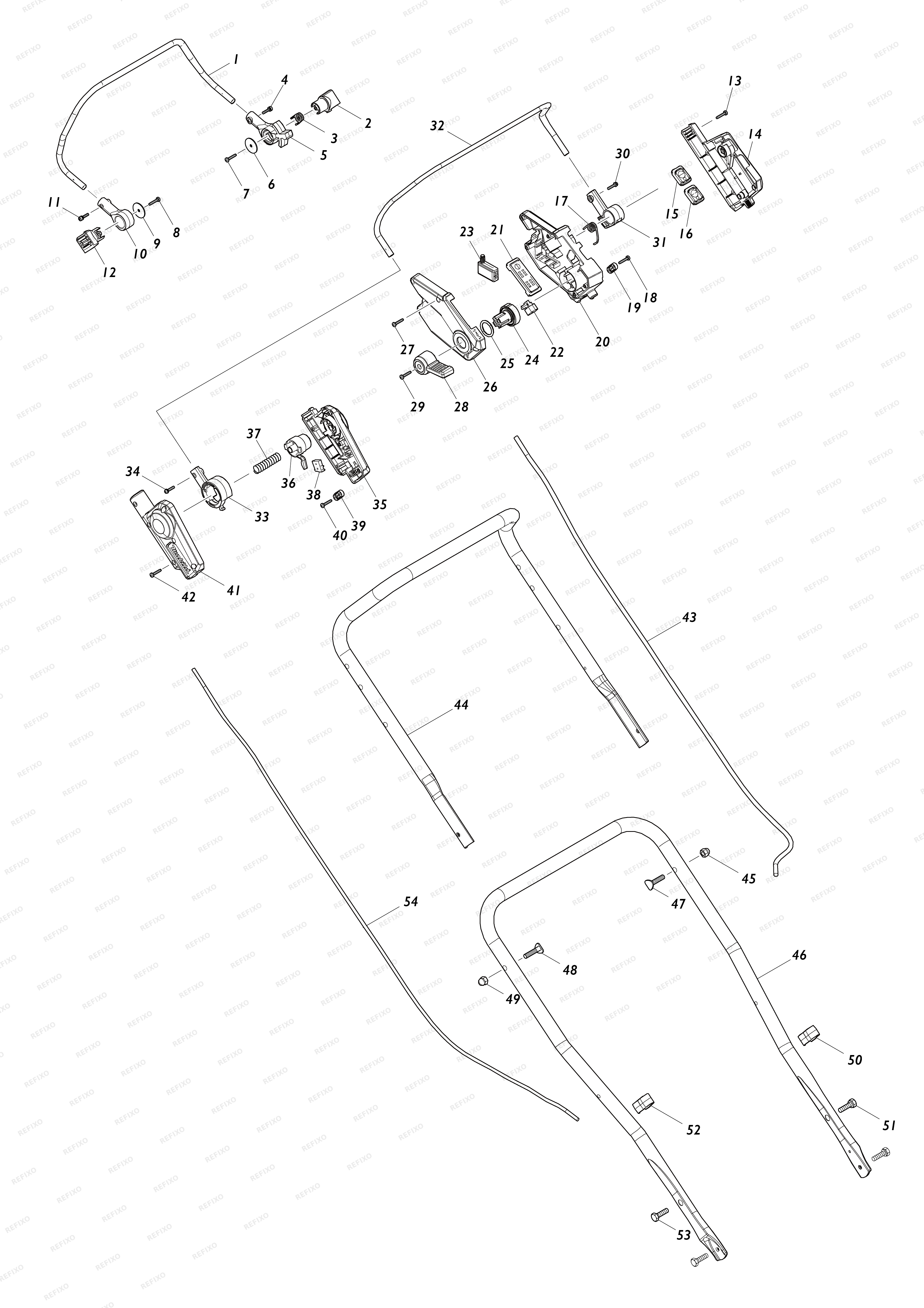 MAKITA DLM465 — схема запчастей