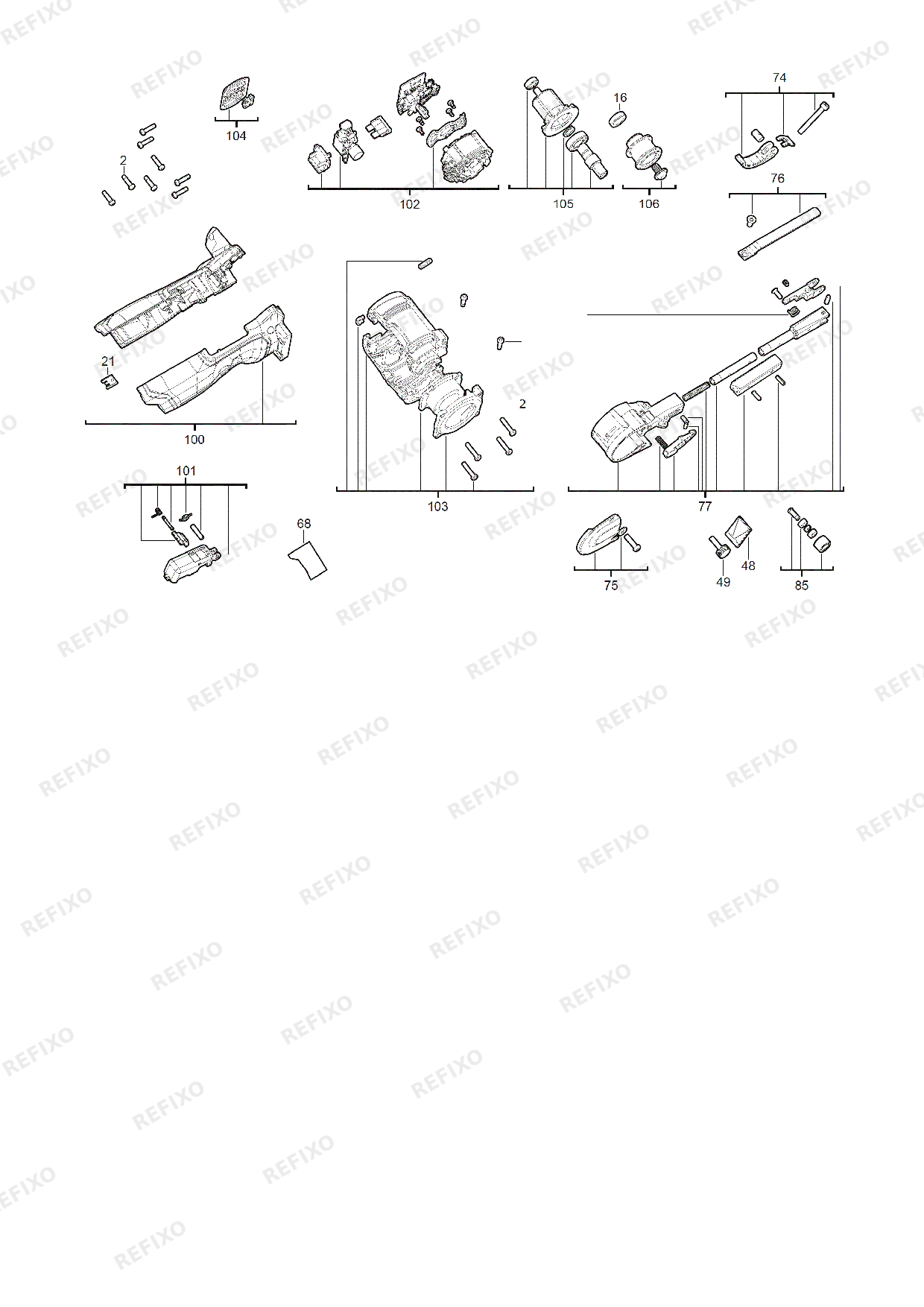 MILWAUKEE M12FBFL13 0 4933480960 4000491932 — схема запчастей