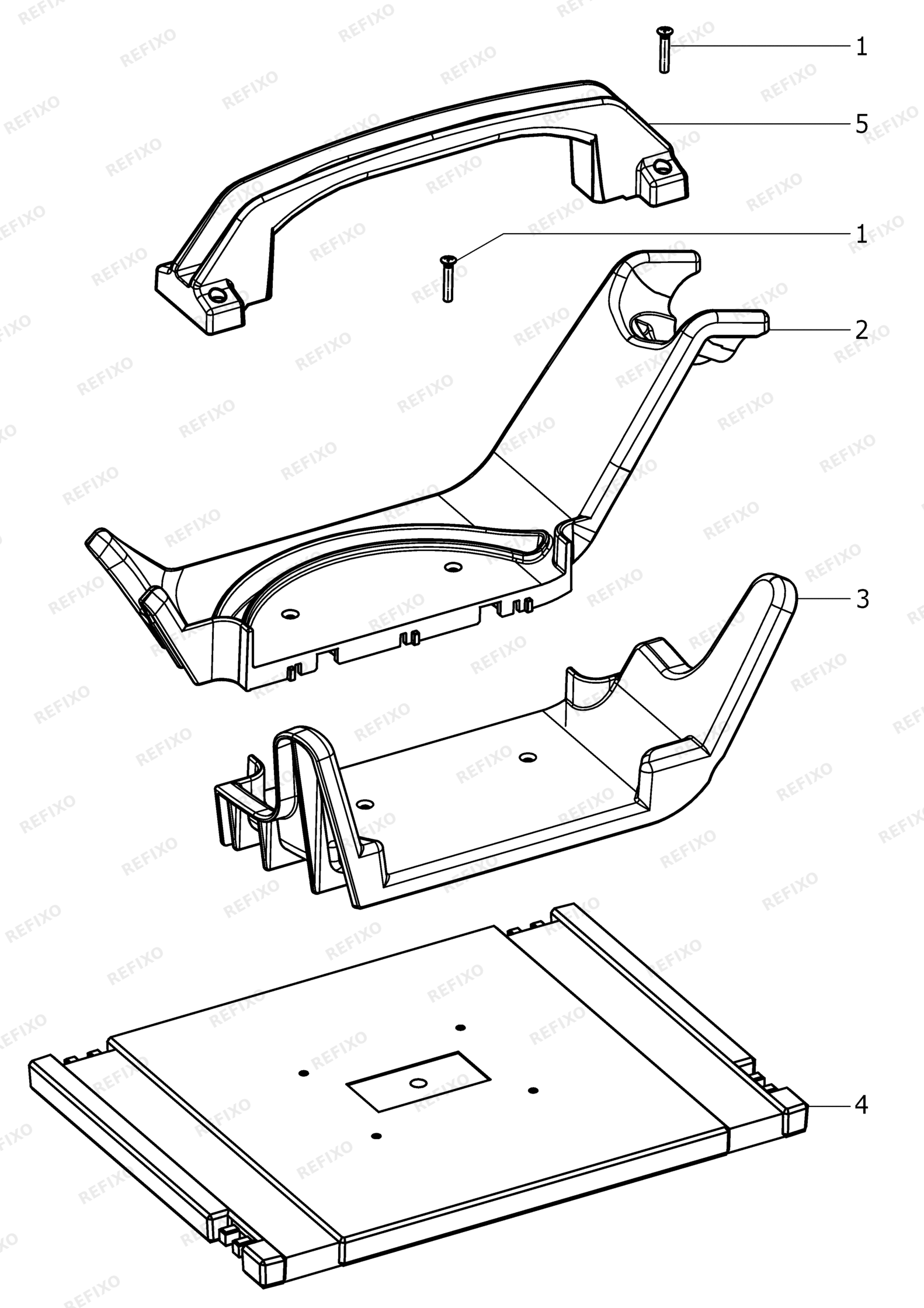 Festool Werkzeughalter WHR CT - LHS 225 495017 — схема запчастей