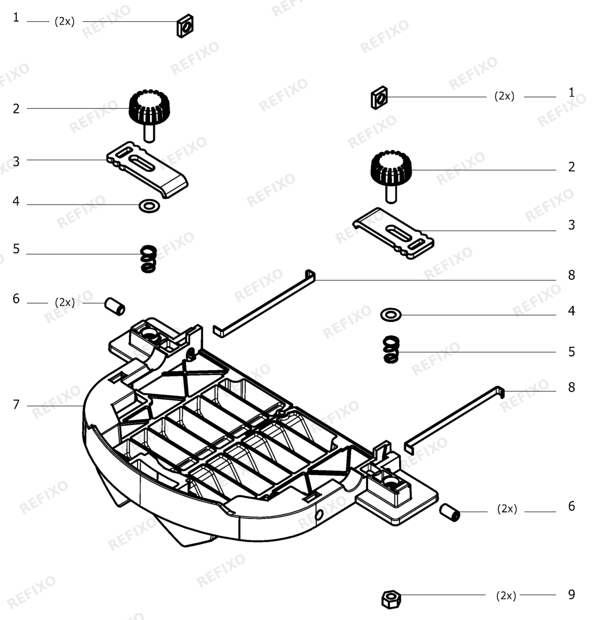 Festool RA-DF 500 - Rundanschlag 494751 — схема запчастей