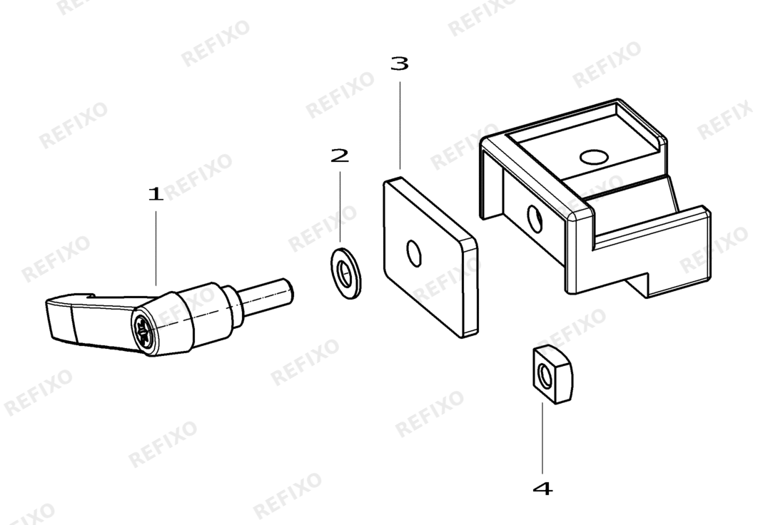 Festool BEGRENZUNG FS-FB FÜHRUNG 485827 — схема запчастей