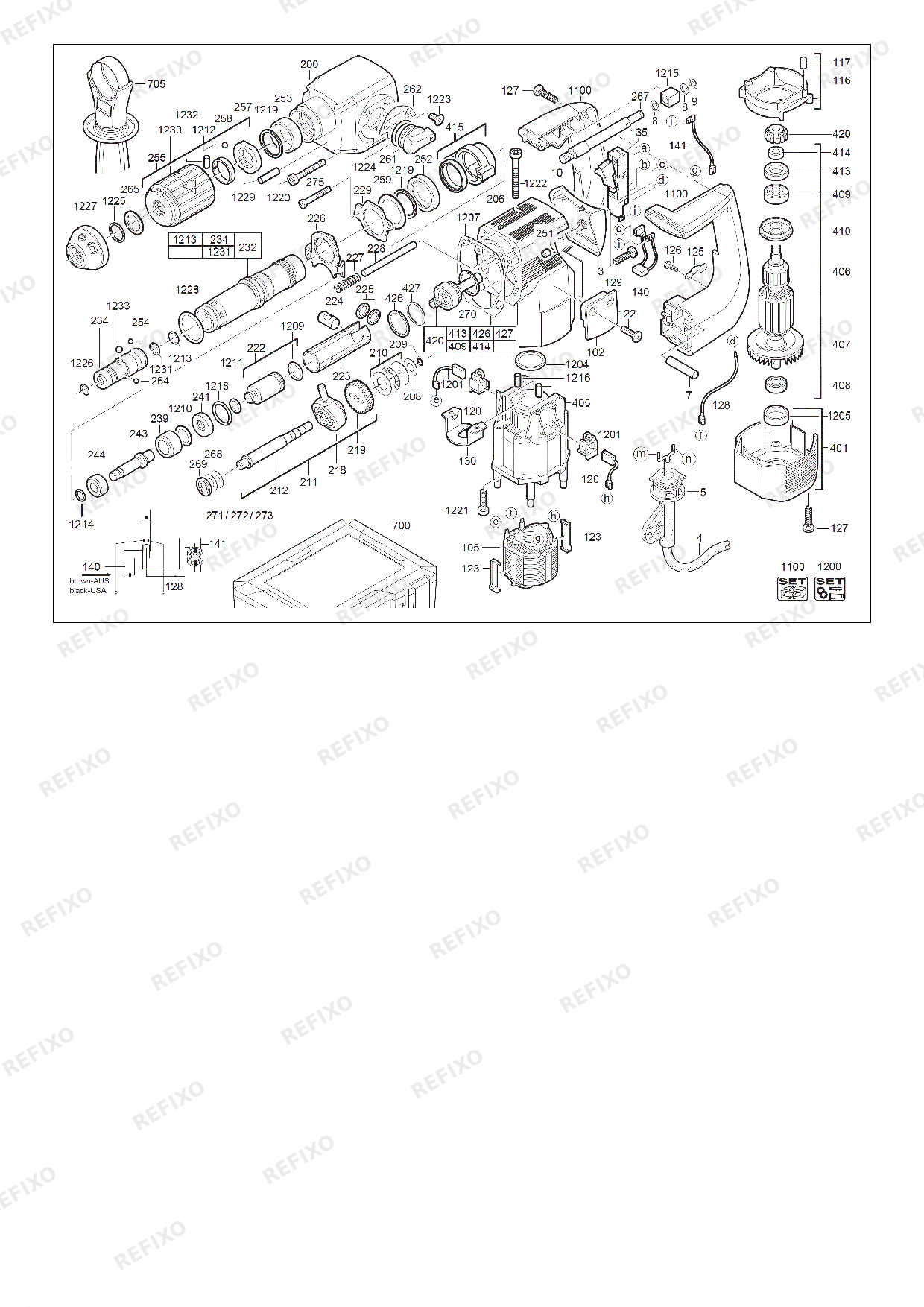 MILWAUKEE PCE3 4933384300 4000432364 — схема запчастей
