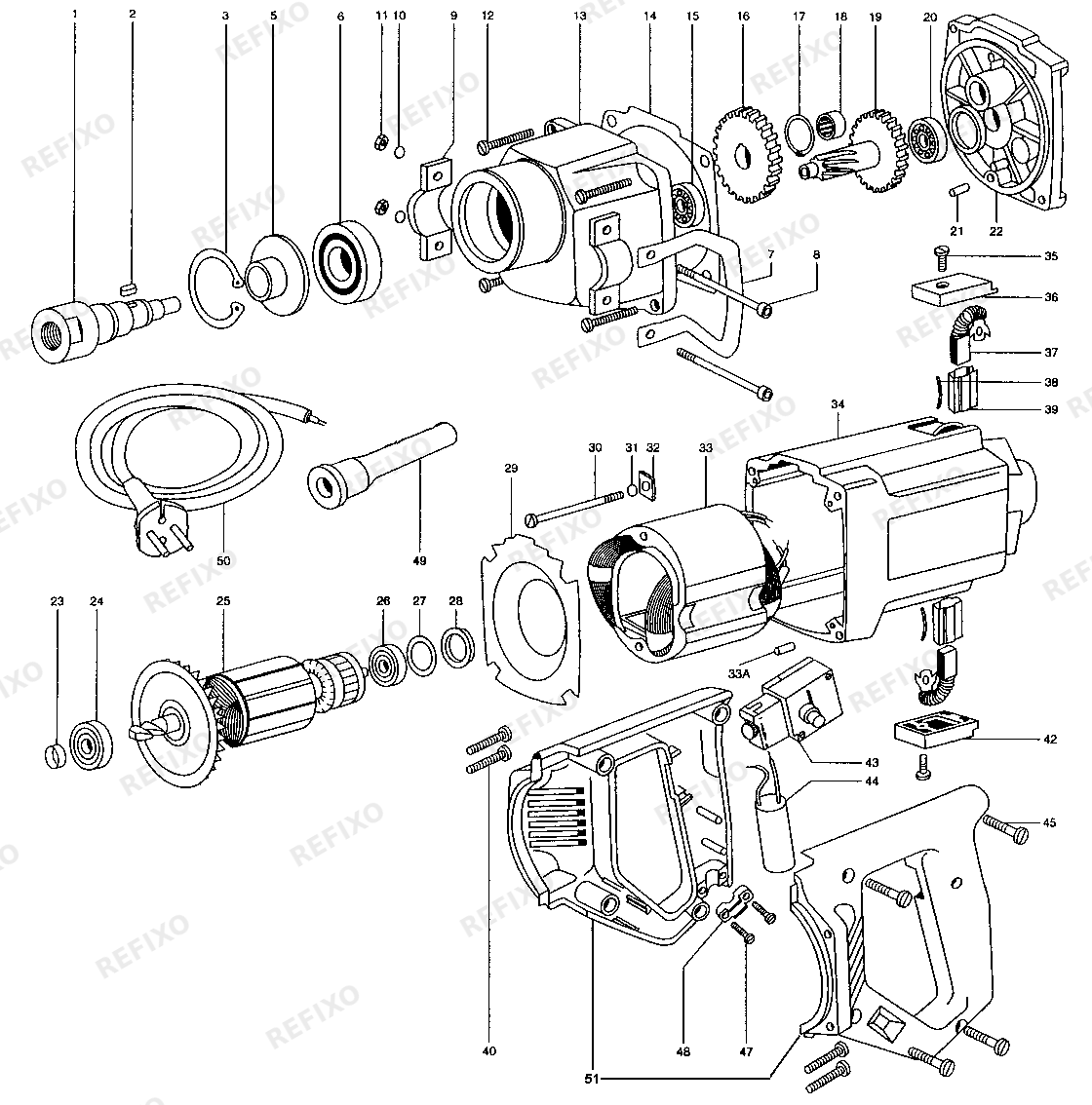 Festool MXP 160 E Rührwerk — схема запчастей