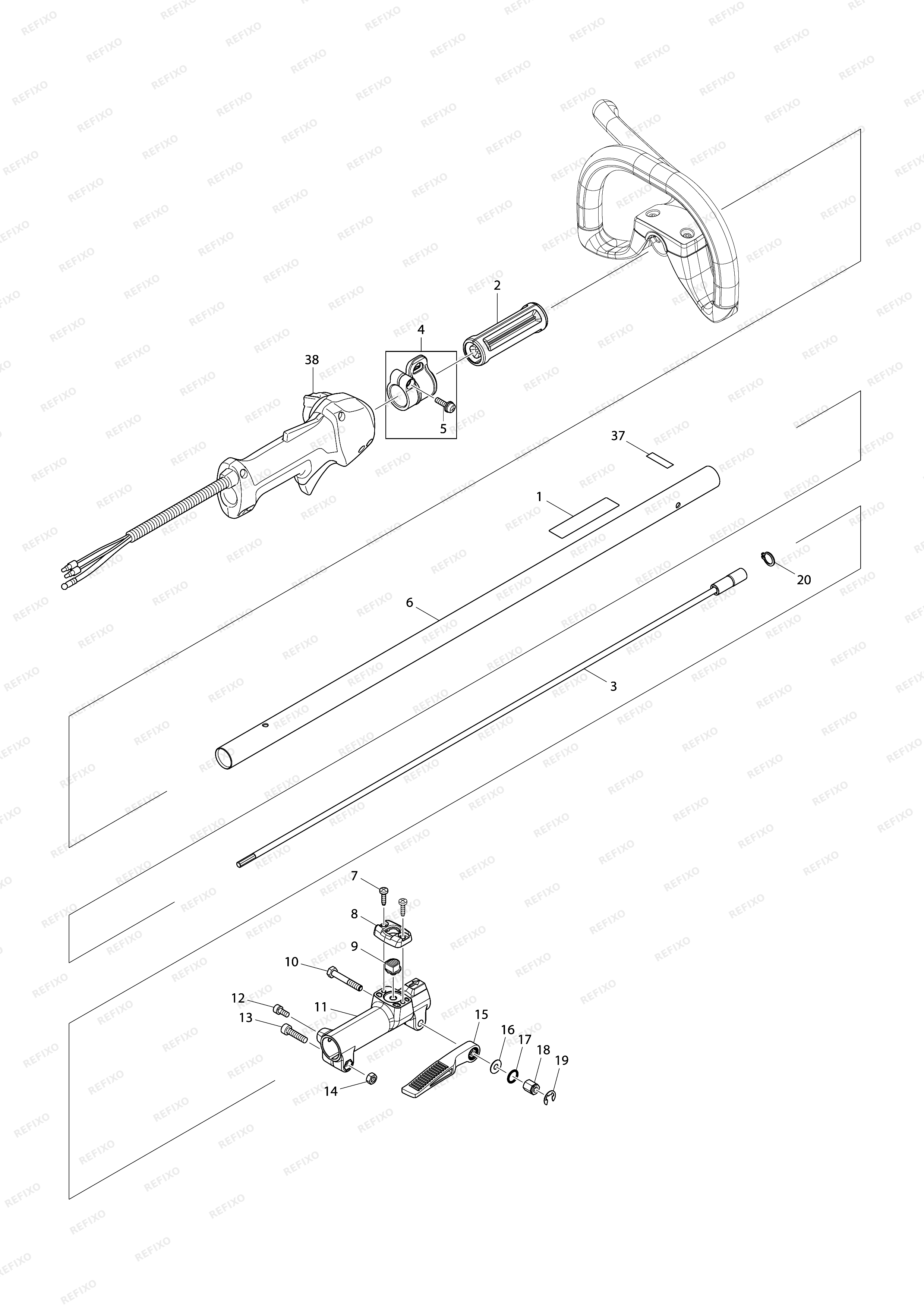 MAKITA CS-246.4C — схема запчастей