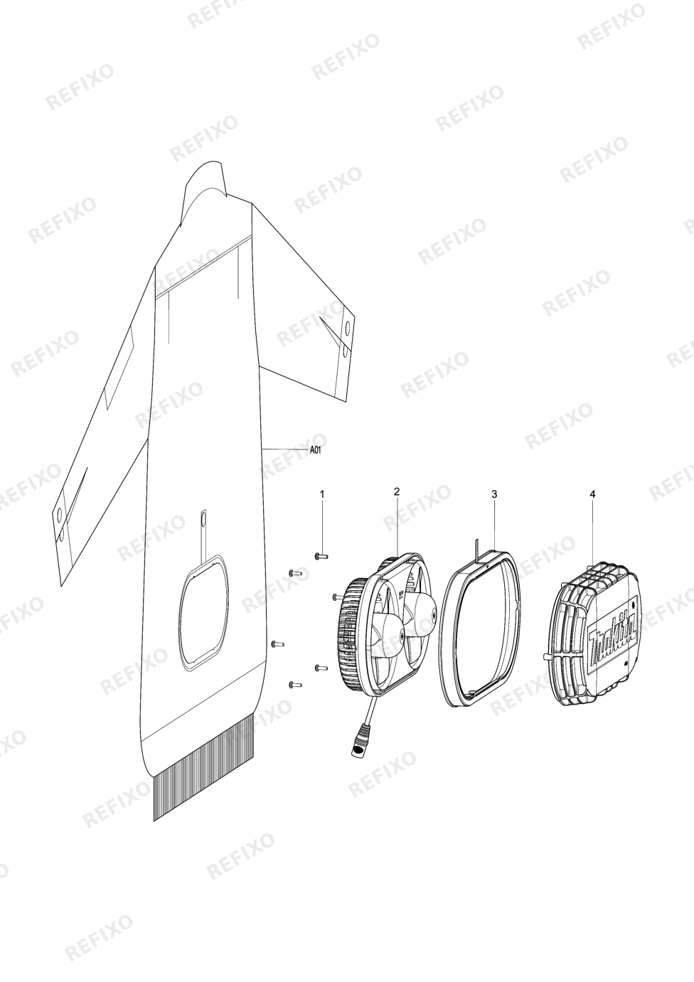 MAKITA DFJ203 — схема запчастей