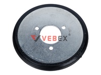 Кольцо фрикционное с диском для снегоуборщика 126 х 35 мм (3 отверстия), VEBEX