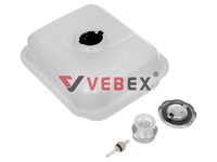 Бак топливный для двигателей GX160, 3,6 л. белый, комплект, VEBEX