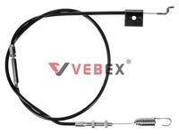 Трос 05 включения хода снегоуборщика 118-111-102 см, с фиксатором, VEBEX