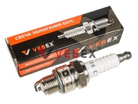 Свеча зажигания VEBEX E6TC (для 4-х тактных двигателей, М14х1.25х12.7мм короткая)