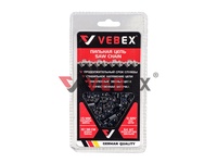 Цепь пильная VEBEX  0.325" х 1,5 х 64 зв. (блистер)
