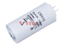 Конденсатор CBB60 30uF 450V (4 клеммы, с болтом), VEBEX