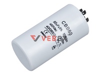 Конденсатор CBB60 60uF 450V (4 клеммы, без болта), VEBEX